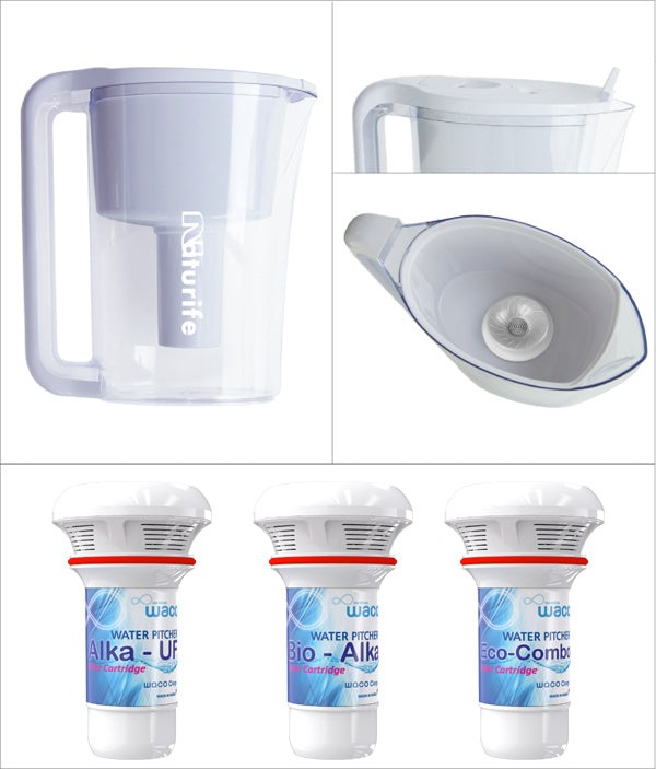 WATER PITCHER WITH BIO-ALKA